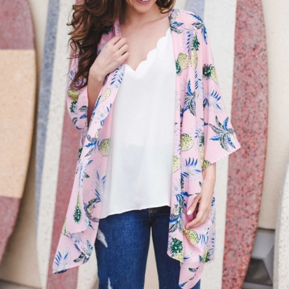 Pineapple Kimono